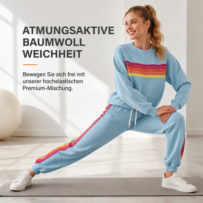 📢📢50% Rabatt!!! 🎉✨ Zweiteiliges Set aus lässigem Sweatshirt & Jogginghose für Damen