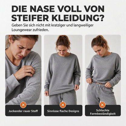 📢📢50% Rabatt!!! 🎉✨ Zweiteiliges Set aus lässigem Sweatshirt & Jogginghose für Damen