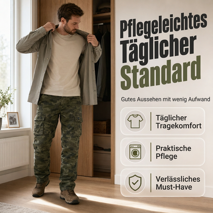 🔥 50% Rabatt – Nur heute!!! Outdoor-Cargohose mit geradem Bein für Herren