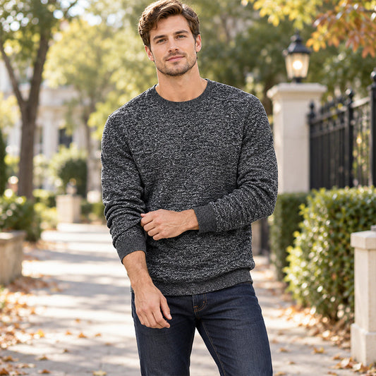 📢📢50% Rabatt!!! 🎉✨ Herren Fleece-gefüttertes Rundhals-Sweatshirt