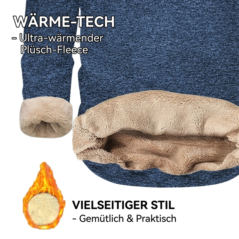 📢📢50% Rabatt!!! 🎉✨ Herren Fleece-gefüttertes Rundhals-Sweatshirt