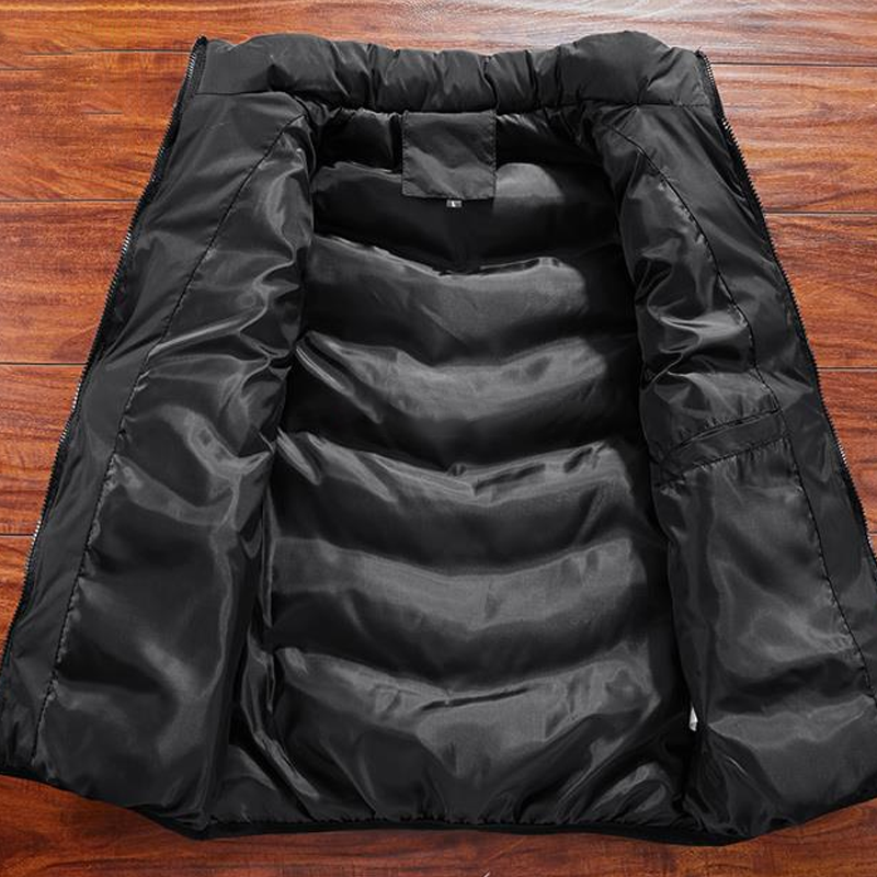 📢🎉50%Rabatt!!!🛍️✨Herren Stehkragenweste mit Polsterung