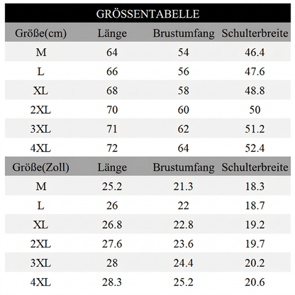 📢🎉50%Rabatt!!!🛍️✨Herren Stehkragenweste mit Polsterung