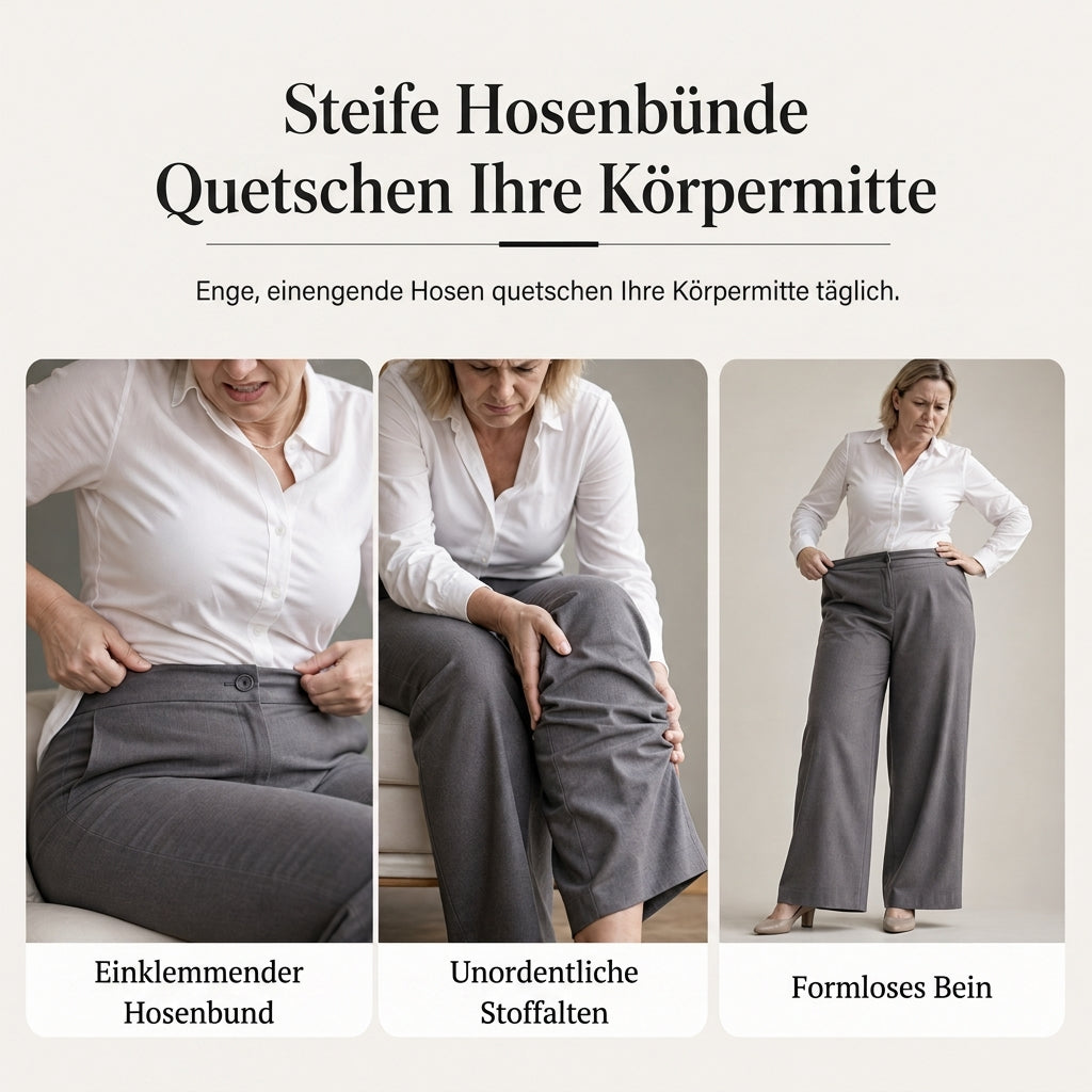 📢🎉50%Rabatt!!!🛍️✨Legere hochtaillierte weitbeinige Damen-Hosen mit figurfreundlichem Fall und fließender Qualität