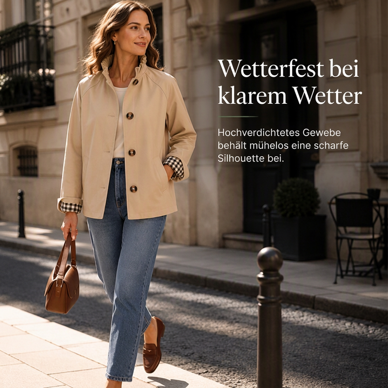 📢📢50% Rabatt!!! 🎉✨ Stilvoller, eleganter Cropped-Trenchcoat für Damen