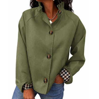 📢📢50% Rabatt!!! 🎉✨ Stilvoller, eleganter Cropped-Trenchcoat für Damen