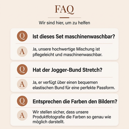 📢📢50% Rabatt!!! 🎉✨ Gestreiftes Sweatshirt & Jogginghosen-Set für Damen
