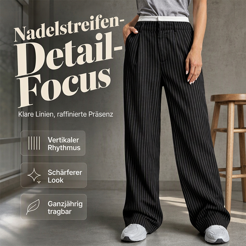 📢📢50% Rabatt!!! 🎉✨ Gerade geschnittene Damenhosen mit hoher Taille