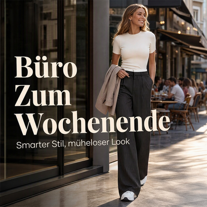 📢📢50% Rabatt!!! 🎉✨ Gerade geschnittene Damenhosen mit hoher Taille