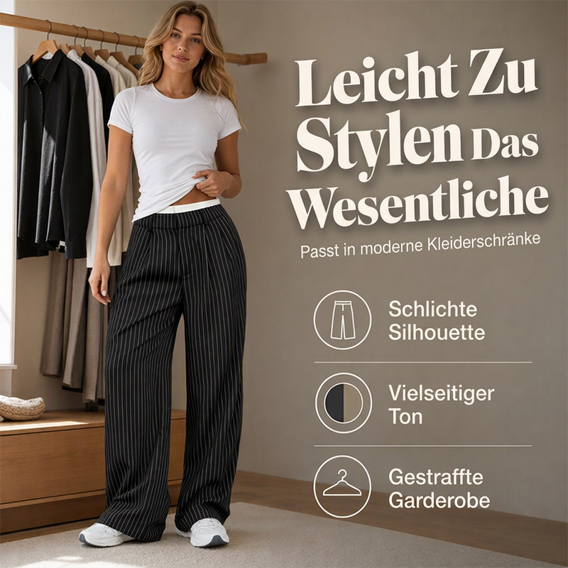 📢📢50% Rabatt!!! 🎉✨ Gerade geschnittene Damenhosen mit hoher Taille