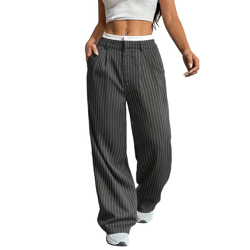 📢📢50% Rabatt!!! 🎉✨ Gerade geschnittene Damenhosen mit hoher Taille