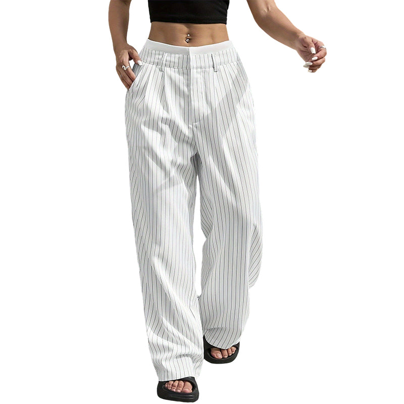 📢📢50% Rabatt!!! 🎉✨ Gerade geschnittene Damenhosen mit hoher Taille
