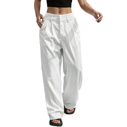📢📢50% Rabatt!!! 🎉✨ Gerade geschnittene Damenhosen mit hoher Taille