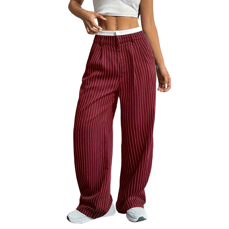📢📢50% Rabatt!!! 🎉✨ Gerade geschnittene Damenhosen mit hoher Taille