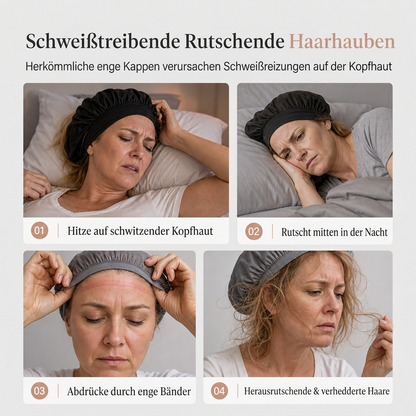 📢📢50% Rabatt!!! 🎉✨ Elastisches, atmungsaktives Haarnetz mit breitem Mesh-Band & hohler Haarabdeckung