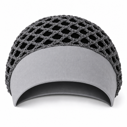 📢📢50% Rabatt!!! 🎉✨ Elastisches, atmungsaktives Haarnetz mit breitem Mesh-Band & hohler Haarabdeckung