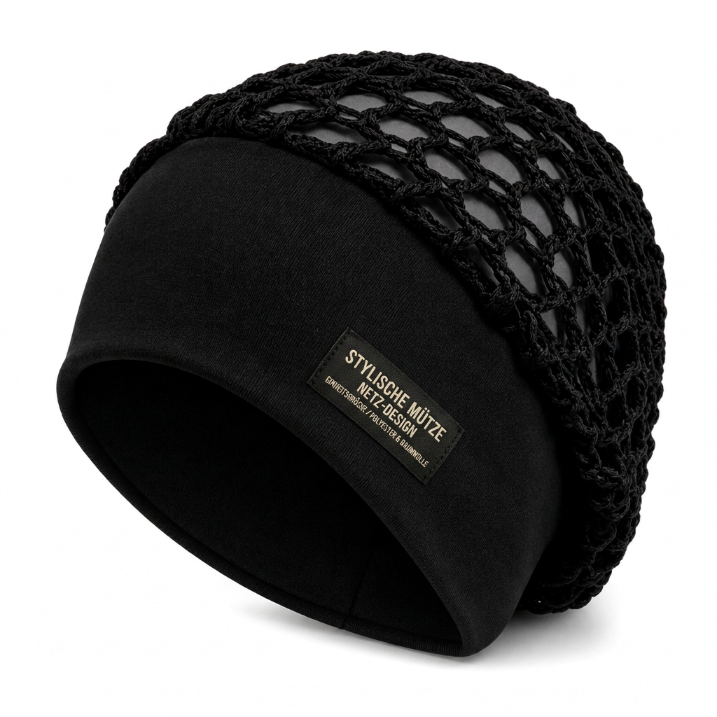 📢📢50% Rabatt!!! 🎉✨ Elastisches, atmungsaktives Haarnetz mit breitem Mesh-Band & hohler Haarabdeckung