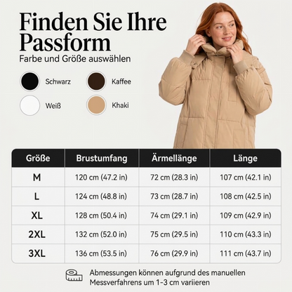 📢📢50% Rabatt!!! 🎉✨ Warme, lockere Damen-Winterjacke mit Kapuze