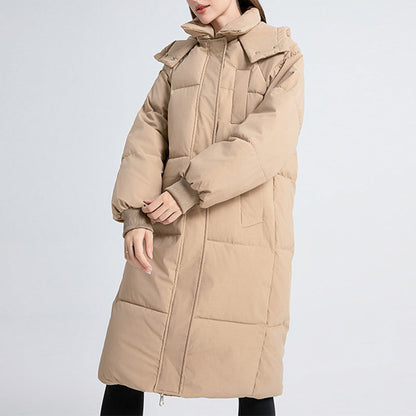 📢📢50% Rabatt!!! 🎉✨ Warme, lockere Damen-Winterjacke mit Kapuze