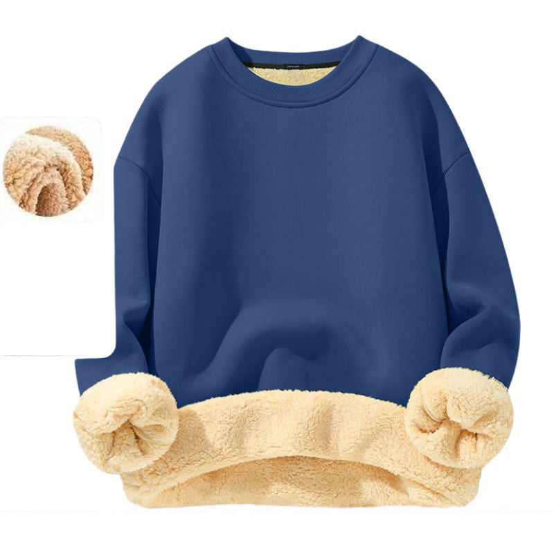 📢🎉50%Rabatt!!!🛍️✨Herren-Sweatshirt mit Fleecefutter und Rundhalsausschnitt