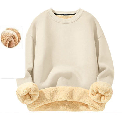 📢🎉50%Rabatt!!!🛍️✨Herren-Sweatshirt mit Fleecefutter und Rundhalsausschnitt