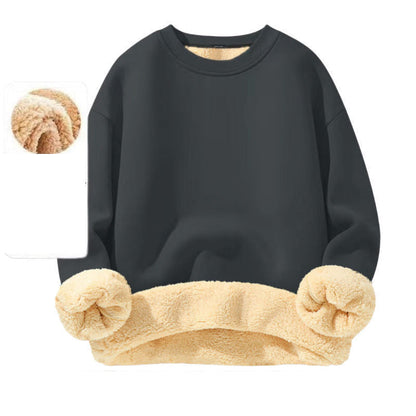 📢🎉50%Rabatt!!!🛍️✨Herren-Sweatshirt mit Fleecefutter und Rundhalsausschnitt