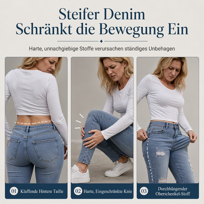 📢🎉50%Rabatt!!!🛍️✨Damen High Waist Ripped Skinny Jeans, Destroyed Dehnbare Denim-Hose