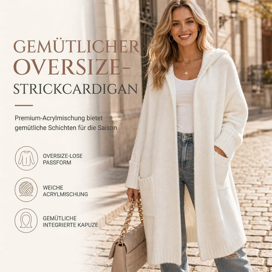 📢🎉50%Rabatt!!!🛍️✨Lange Strickjacke mit Kapuze für Damen
