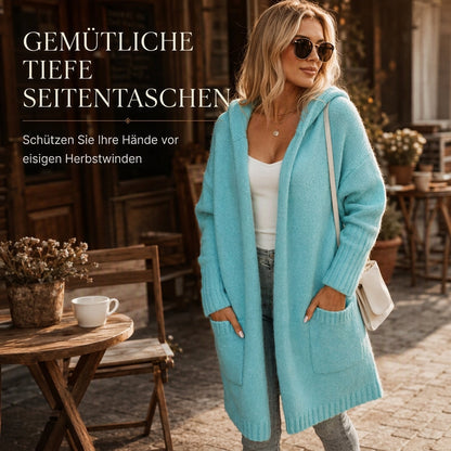 📢🎉50%Rabatt!!!🛍️✨Lange Strickjacke mit Kapuze für Damen
