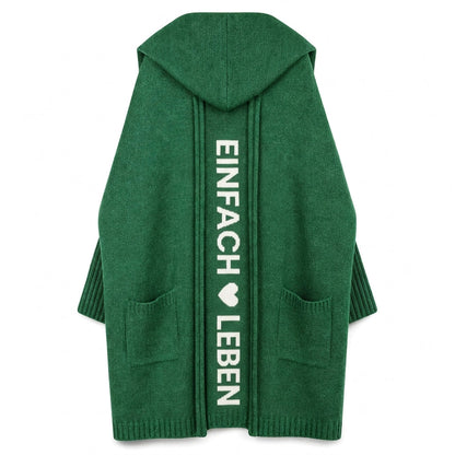 📢🎉50%Rabatt!!!🛍️✨Lange Strickjacke mit Kapuze für Damen