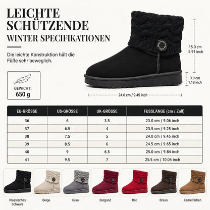 📢📢50% Rabatt!!! 🎉✨ Winter-Schnürstiefel für Damen – halbhoch
