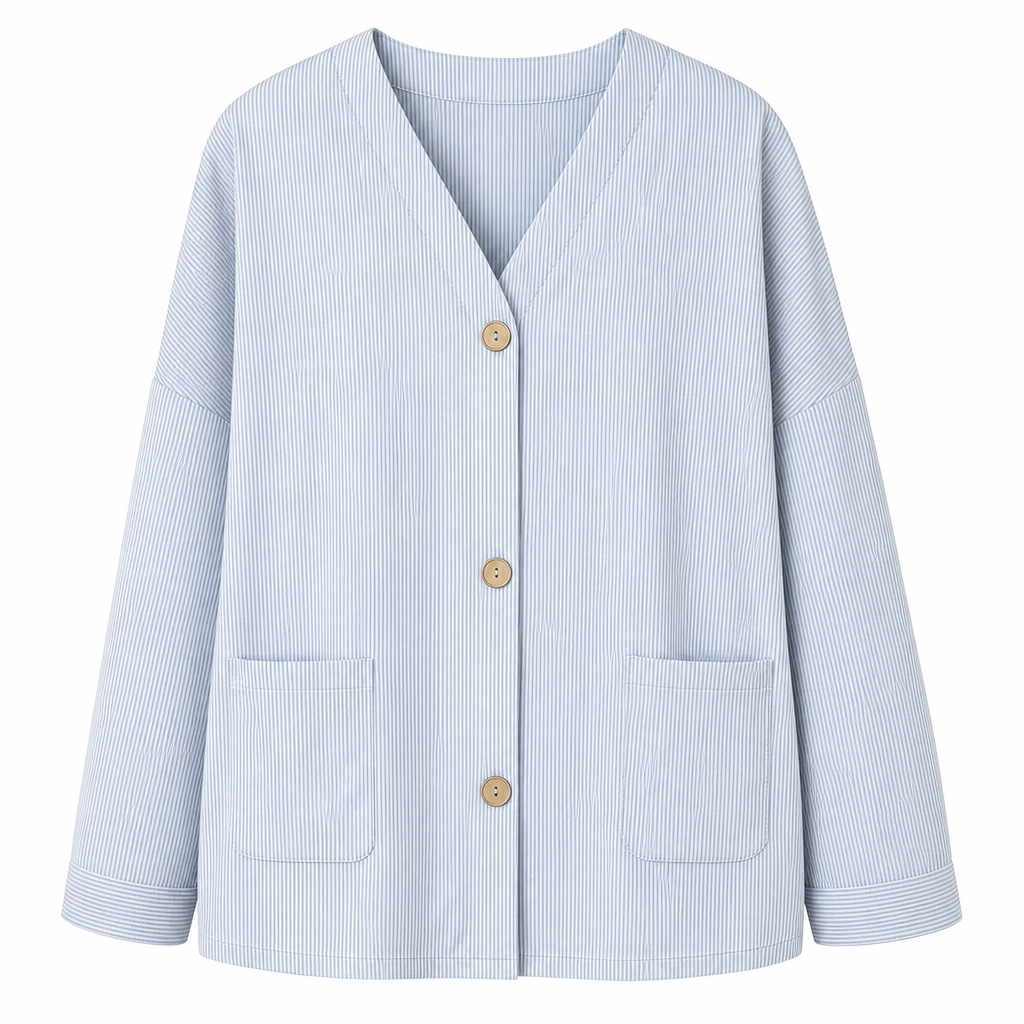 📢📢50% Rabatt!!! 🎉✨ Lässige Cord-Strickjacke mit V-Ausschnitt für Damen