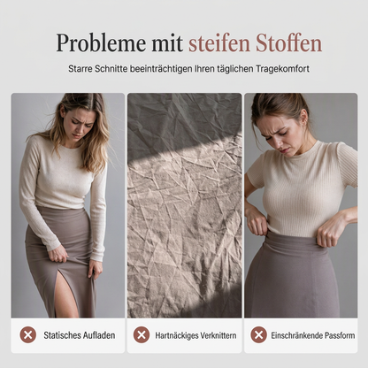 📢📢50% Rabatt!!! 🎉✨ Elegantes Damen-Maxikleid im Wickellook mit V-Ausschnitt & Falten