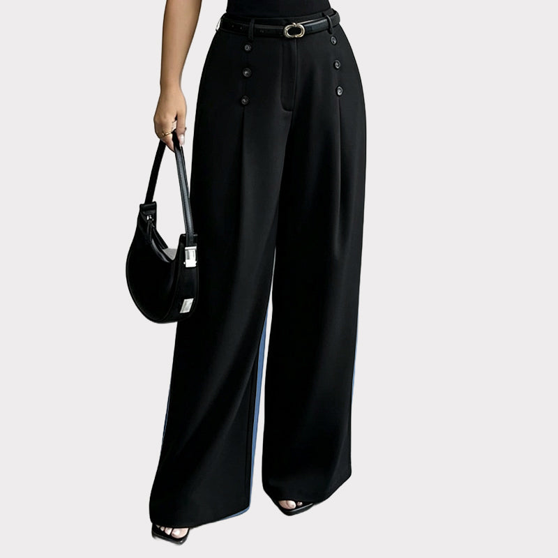 📢🎉50%Rabatt!!!🛍️✨Elegante zweireihige Marlenehose für Damen