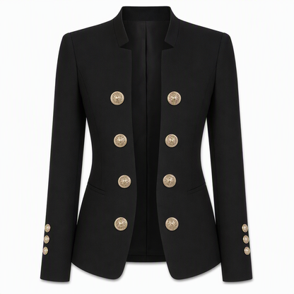 Damen-Blazer mit Stehkragen und schmaler Passform
