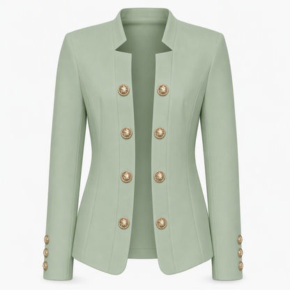 Damen-Blazer mit Stehkragen und schmaler Passform