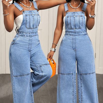 📢🎉50%Rabatt!!!🛍️✨Schmeichelnder Denim-Jumpsuit
