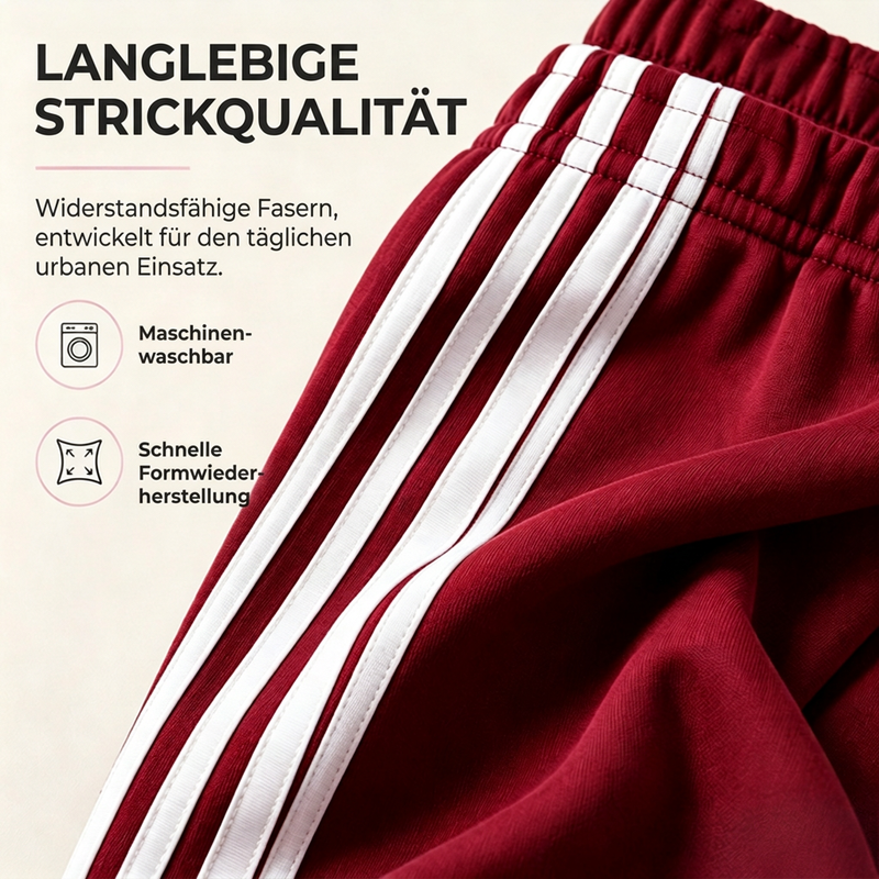 📢🎉50%Rabatt!!!🛍️✨Weite Damen-Sweathose mit Seitenstreifen