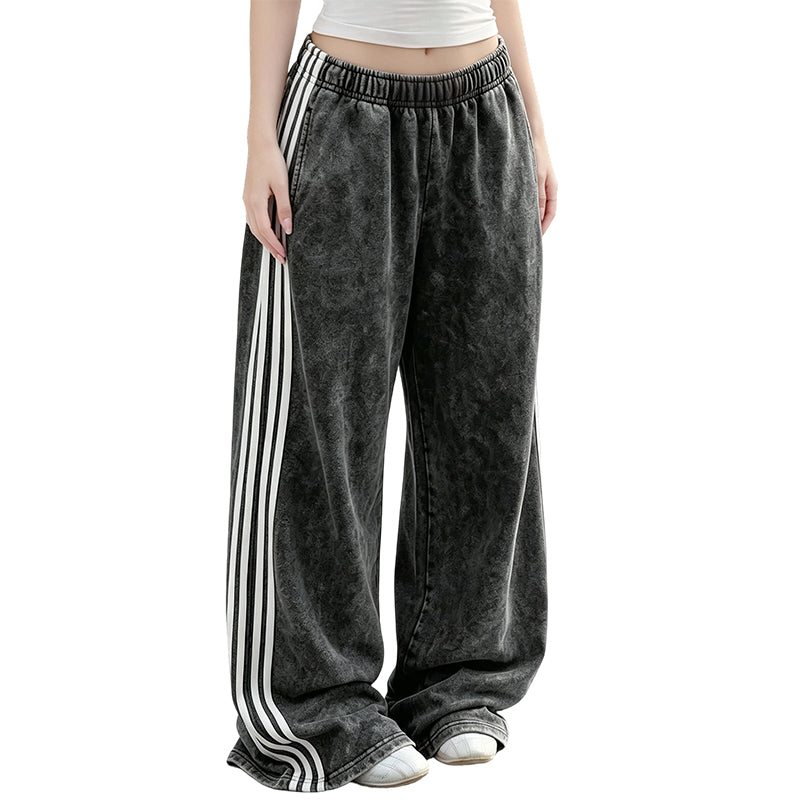 📢🎉50%Rabatt!!!🛍️✨Weite Damen-Sweathose mit Seitenstreifen