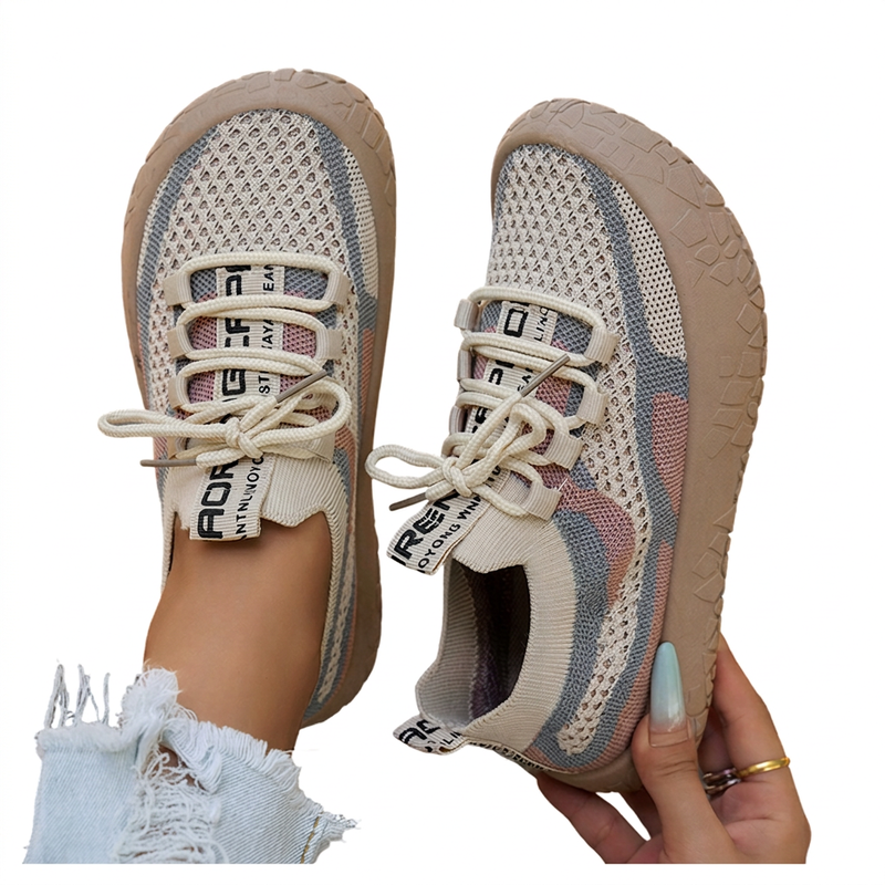 🔥Beliebtes Produkt ！📈 Verkaufshit Nr. 1 – direkt 50%! Atmungsaktive Strick-Sneaker für Damen