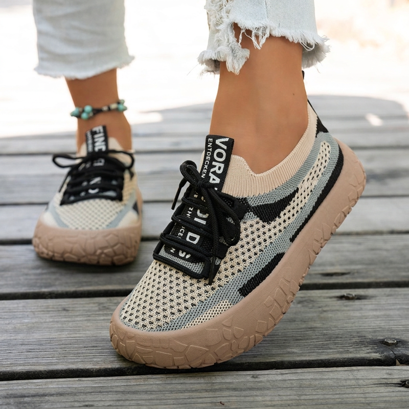 🔥Beliebtes Produkt ！📈 Verkaufshit Nr. 1 – direkt 50%! Atmungsaktive Strick-Sneaker für Damen