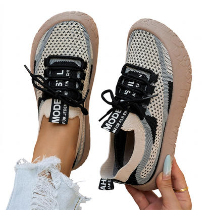 🔥Beliebtes Produkt ！📈 Verkaufshit Nr. 1 – direkt 50%! Atmungsaktive Strick-Sneaker für Damen