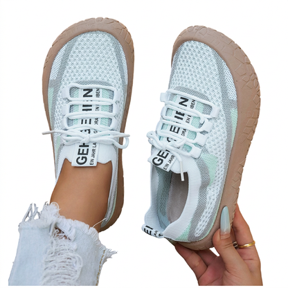 🔥Beliebtes Produkt ！📈 Verkaufshit Nr. 1 – direkt 50%! Atmungsaktive Strick-Sneaker für Damen