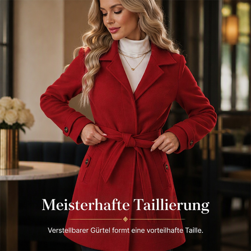 📢🎉50%Rabatt!!!🛍️✨Elegante taillierte Damen-Mantel mit Knopfleiste