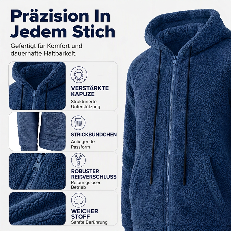 📢🎉50%Rabatt!!!🛍️✨Warme, gemütliche Kapuzenjacke für Herren für den Winter