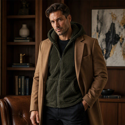 📢🎉50%Rabatt!!!🛍️✨Warme, gemütliche Kapuzenjacke für Herren für den Winter