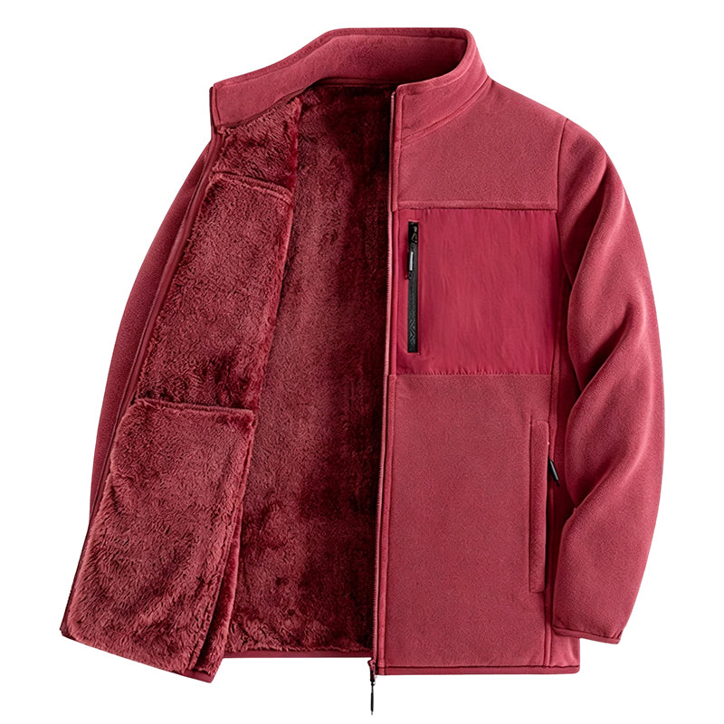 📢🎉50%Rabatt!!!🛍️✨Unisex schwere Fleecejacke mit durchgehendem Reißverschluss