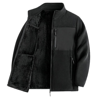 📢🎉50%Rabatt!!!🛍️✨Unisex schwere Fleecejacke mit durchgehendem Reißverschluss