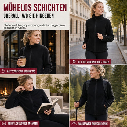 📢📢50%Rabatt!!!🎉✨Unisex-Wendbare warme Jacke mit Reißverschluss und Stehkragen
