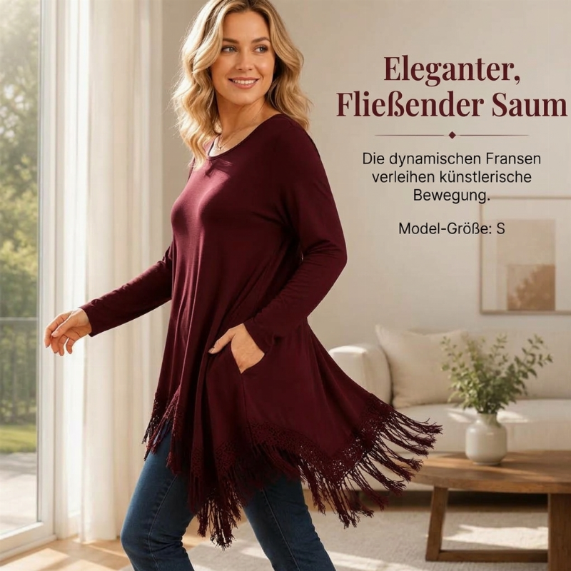 📢📢50%Rabatt!!!🎉✨Bohemische Spitzen-Tunika für Damen